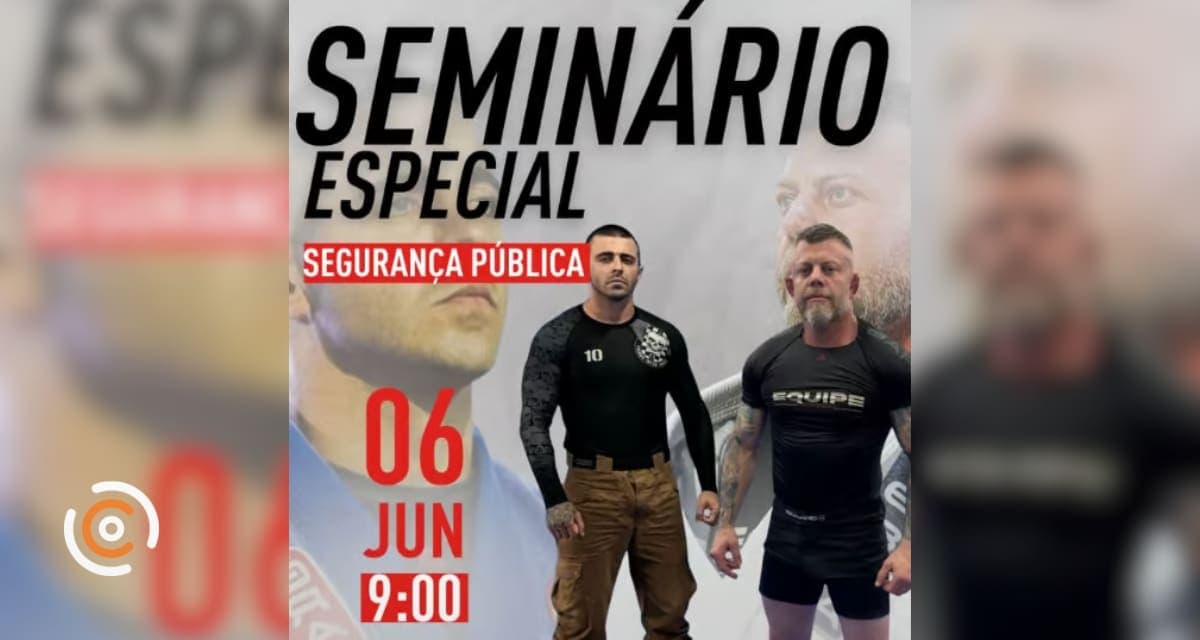 Inscrições abertas para seminário gratuito de segurança pública e defesa pessoal em Canoinhas